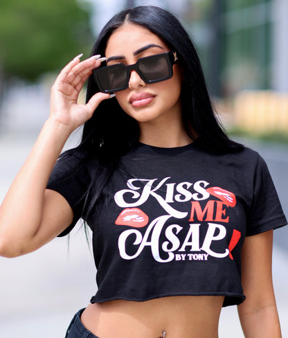 kiss me asap! crop top
