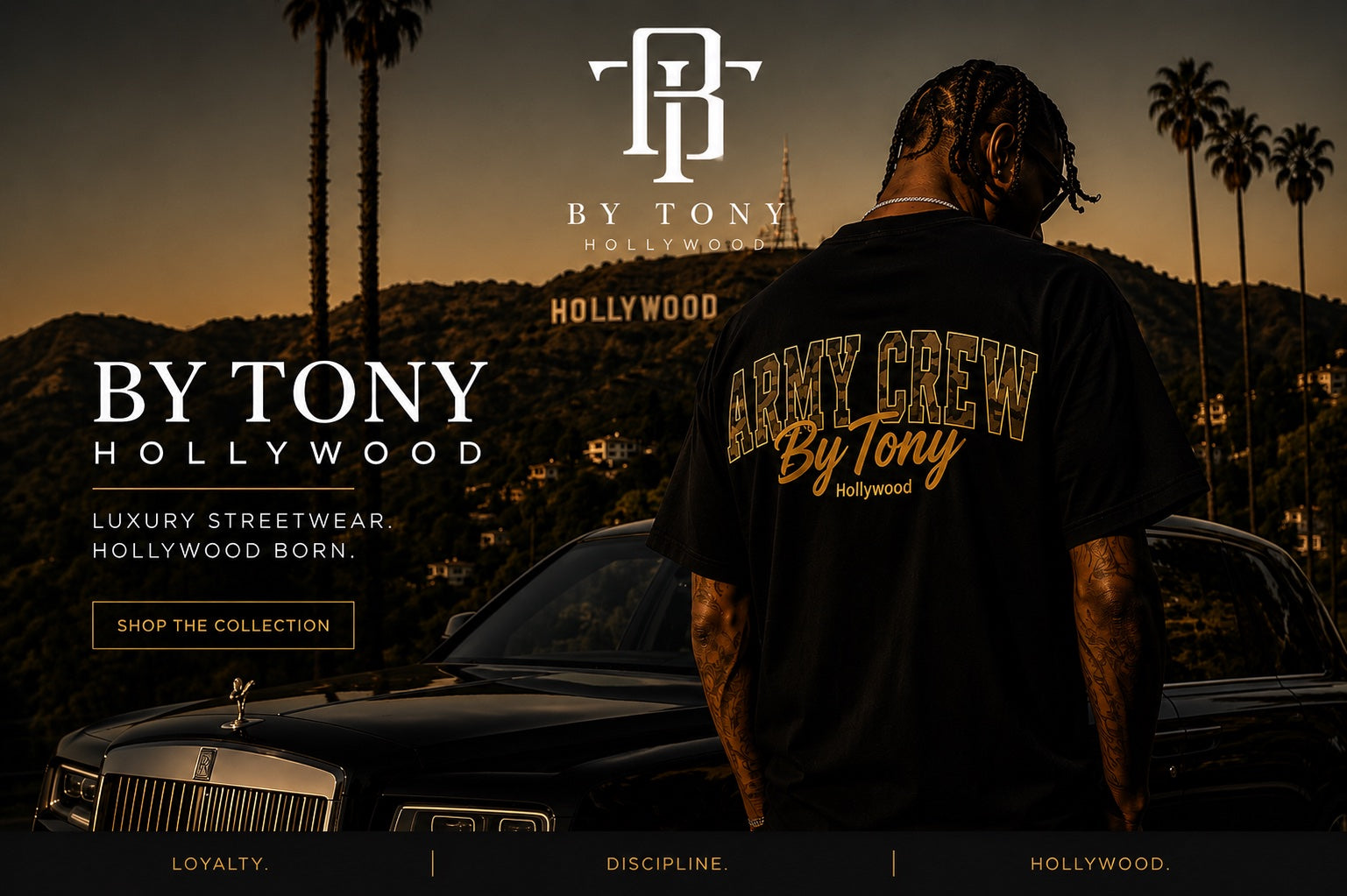 BY TONY luxury streetwear campaign